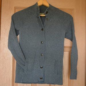 *5 for $10* Eddie Bauer Grey Sweater/Cardigan Size M